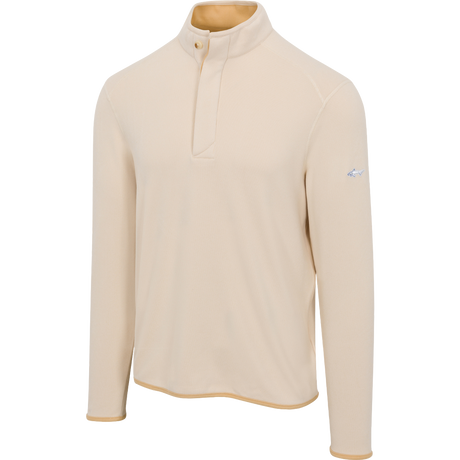 Men's Cozy Fleece Button Mock Golf Pullover