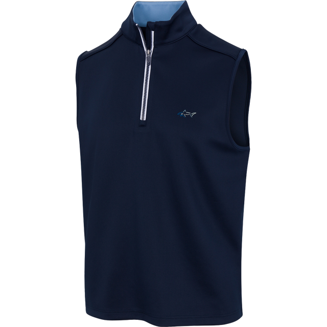 Coastal Tech Vest – Stretch, Midweight Layer (Navy)