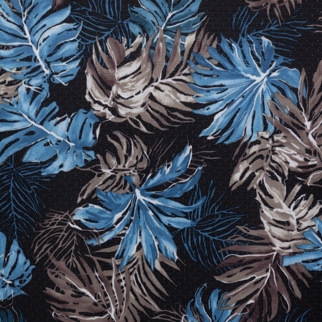 ML75 Leaf Printed Golf Polo for Men – Lightweight & Stylish Fit