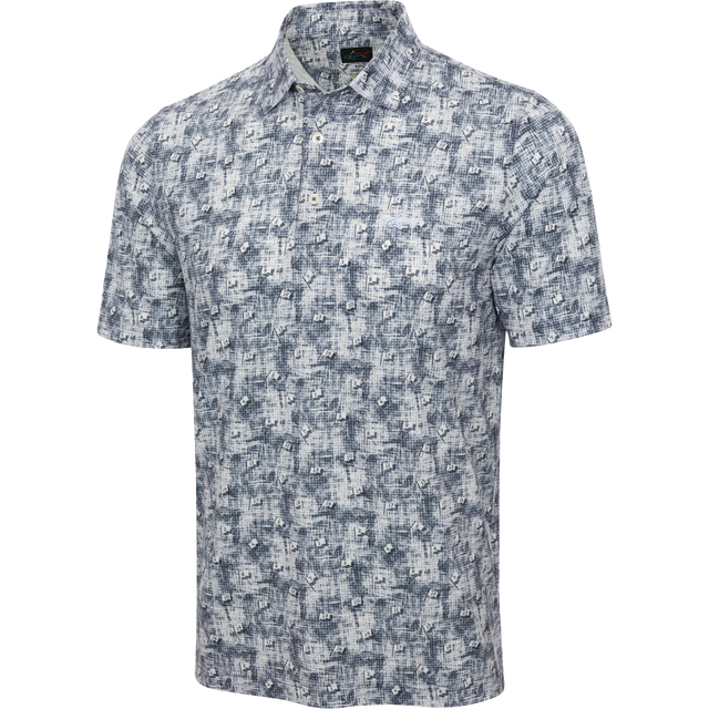 Men's Ventilated Golf Flag Polo