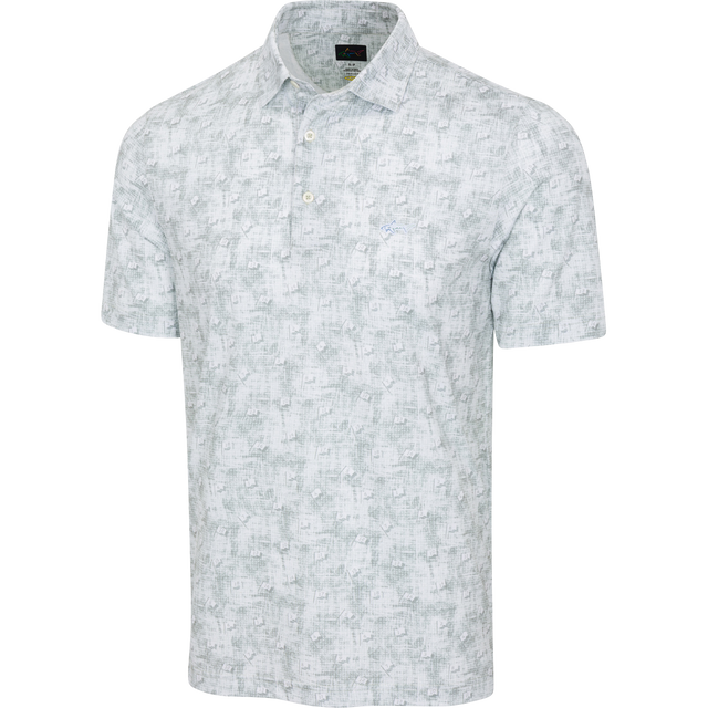 Men's Ventilated Golf Flag Polo