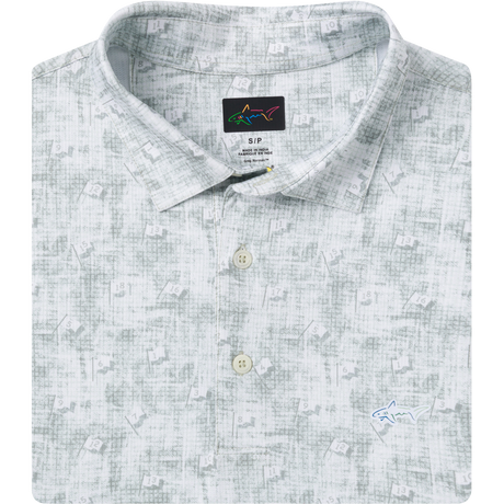 Men's Ventilated Golf Flag Polo