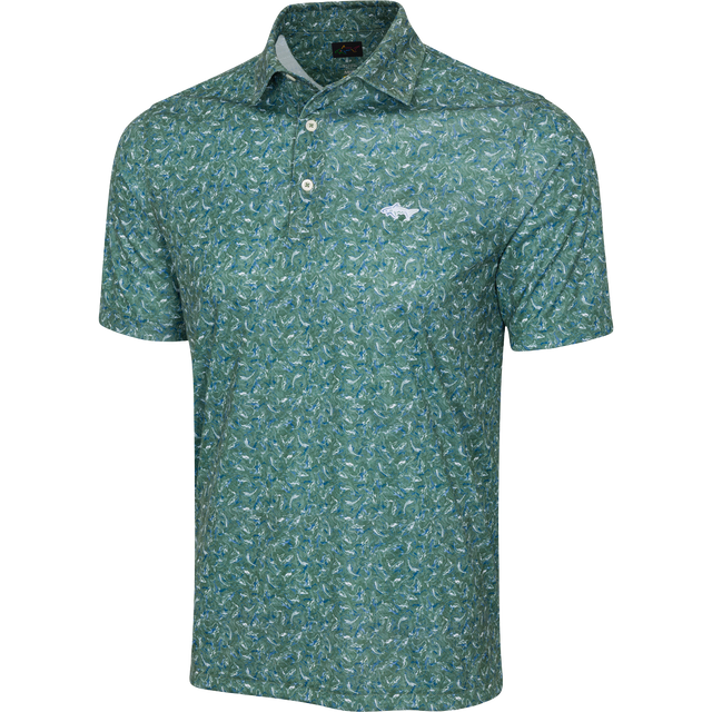 Men's ML75 Shark Frenzy Golf Polo
