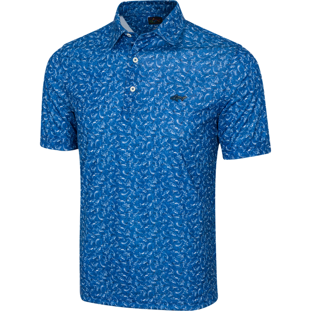 Men's ML75 Shark Frenzy Golf Polo