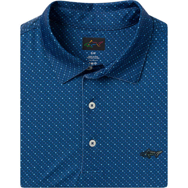 ML75 Scorecard Polo - Sapphire Blue