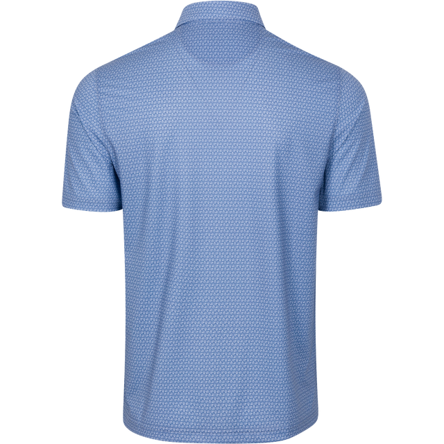 Men's ML75 Hexagonal Ray Golf Polo - Colony Blue