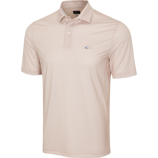 Men's ML75 Hexagonal Ray Golf Polo - Warm Sand