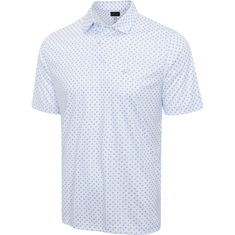 Men's ML75 Boxed Printed Golf Polo - White