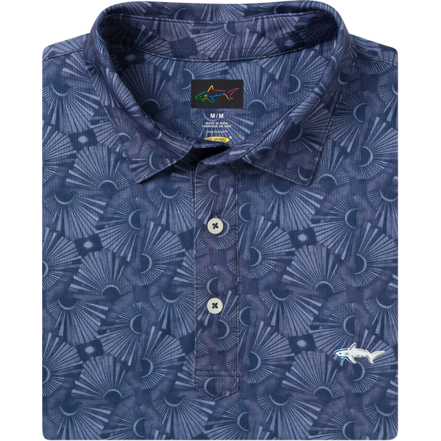ML75 Tropic Stretch Golf Polo - Navy