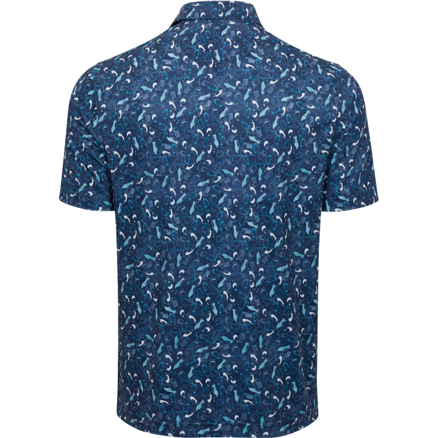 ML75 K317 Splash Golf Polo - Navy