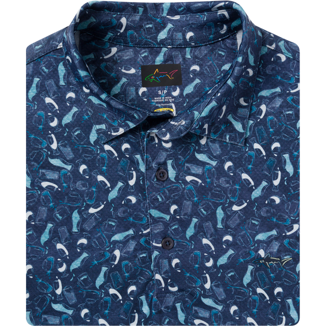 ML75 K317 Splash Golf Polo - Navy