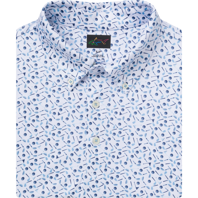 ML75 Clubs Button-Down Collar Polo