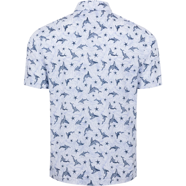 Men's Galaxy Shark Golf Polo