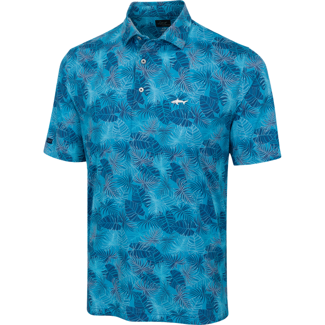 ML75 Palm Leaf Canopy Mesh Polo