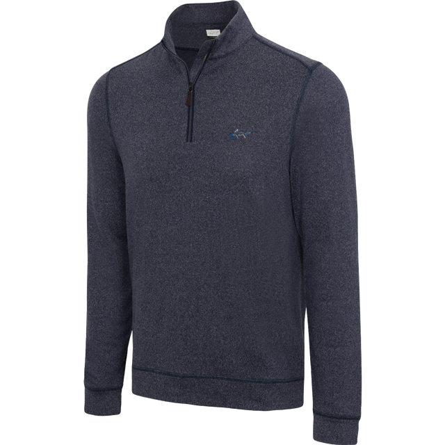 Cozy Shark Quarter Zip - Navy Heather