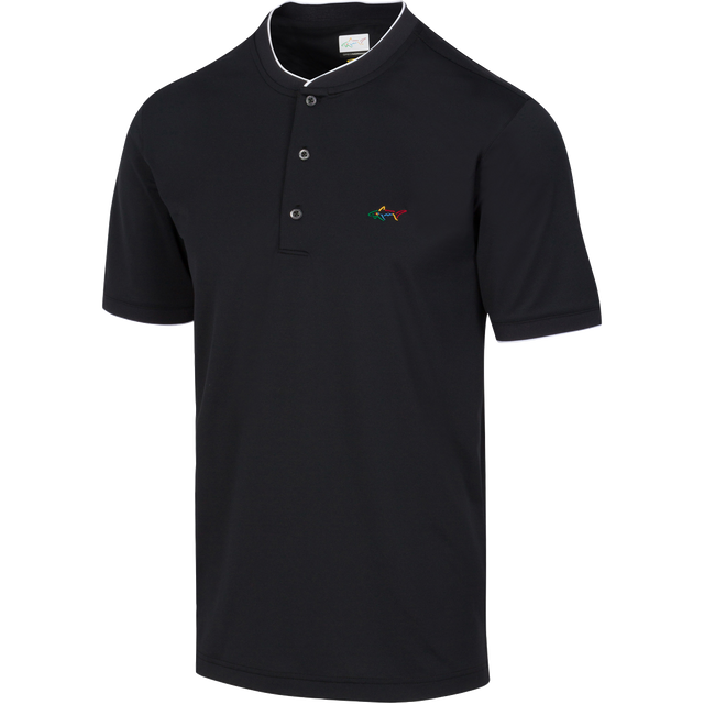 Baseball Collar Micro Pique Shark Polo