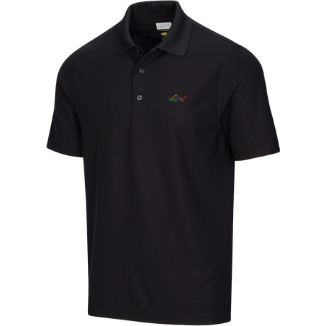 Classic Pique Shark Polo - Black