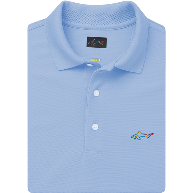 Classic Pique Shark Polo - Blue Haze