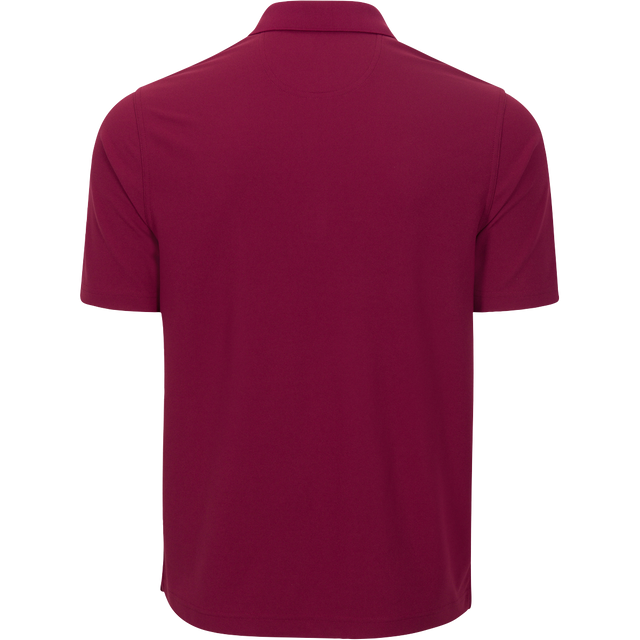 Classic Pique Shark Polo - Maroon
