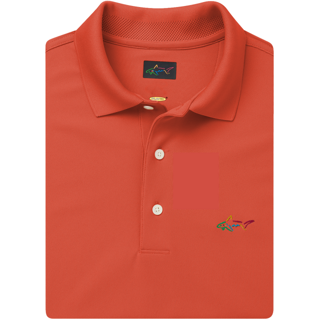 Classic Pique Shark Polo - Shark Orange