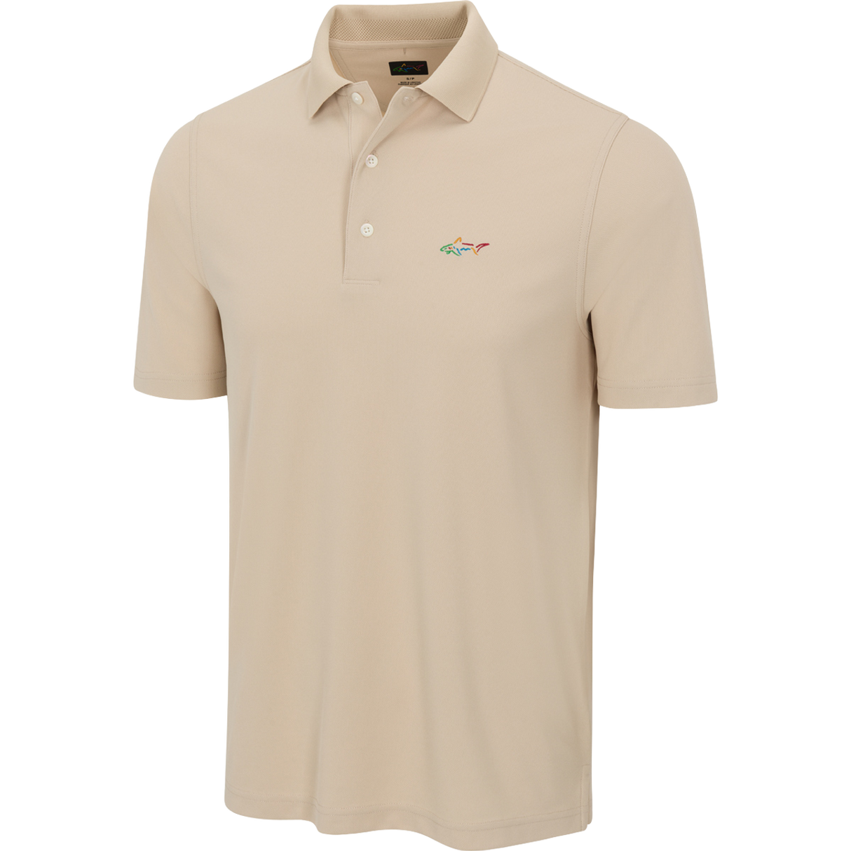 Classic Pique Shark Polo - Warm Sand