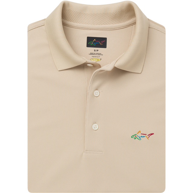 Classic Pique Shark Polo - Warm Sand