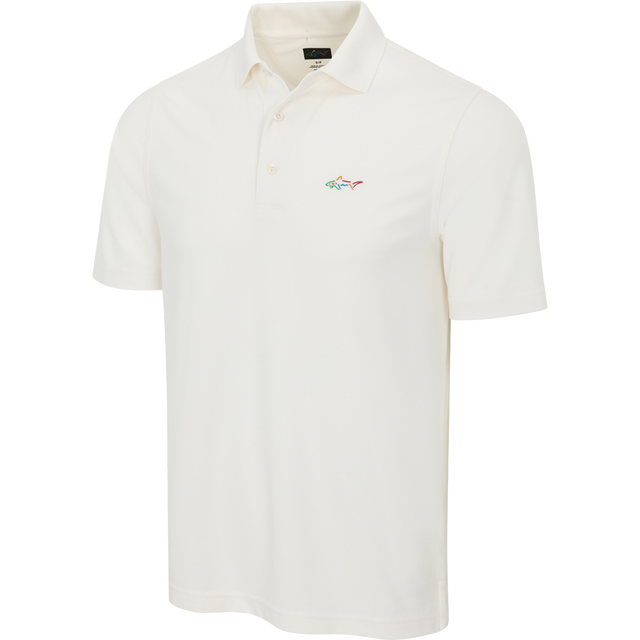 Classic Pique Shark Polo - Whisper White