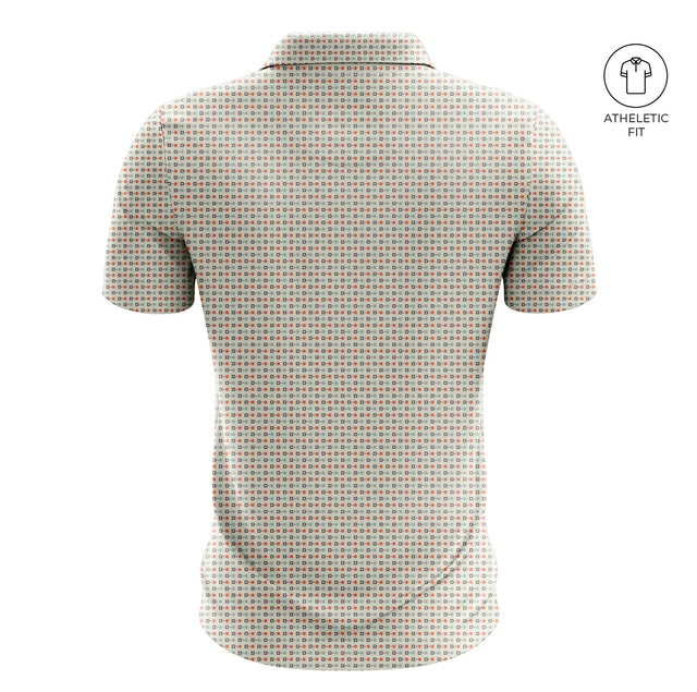 Men's Tee Matrix Golf Athletic Fit Golf Polo - Gravel