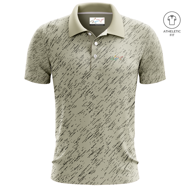 Men's Sandstrom Dash Golf Athletic Fit Golf Polo - Sandstone