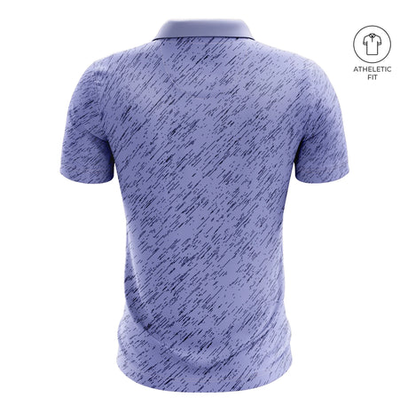 Men's Azure Dash Golf Athletic Fit Golf Polo