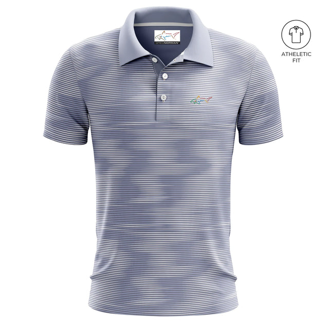 Men's Cloud Nine Golf Athletic Fit Golf Polo - Cloud