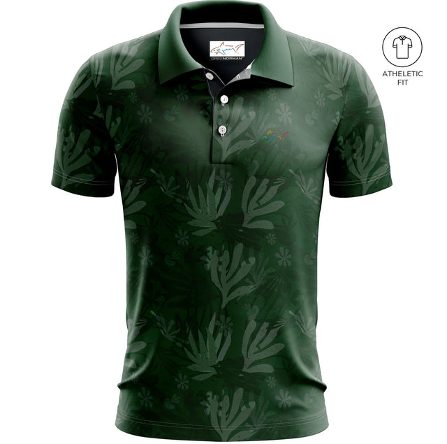 Men's Evergreen Course Golf Athletic Fit Golf Polo