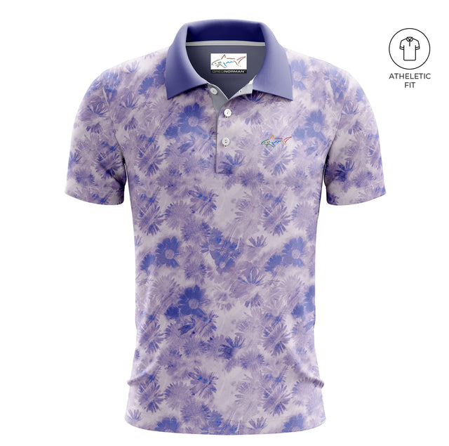 Men's Daisy Drift Golf Athletic Fit Golf Polo