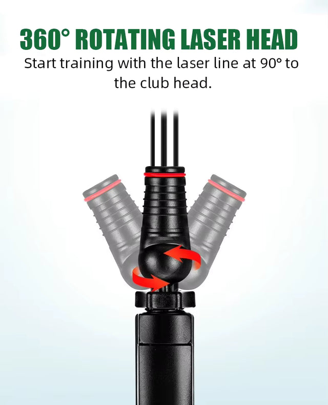 Golf indoor putter practice laser sight