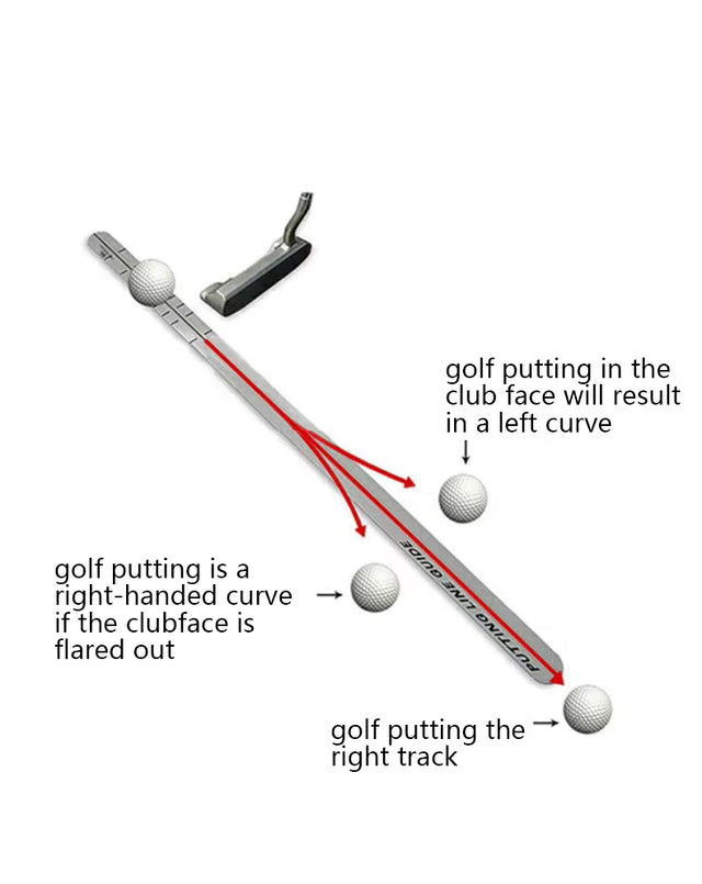 Golf Putting Practice Ruler