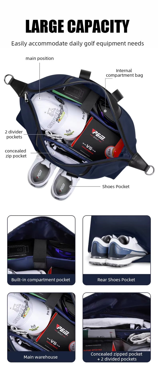 Golf Boston Bag – Waterproof, Lightweight & Travel-Ready