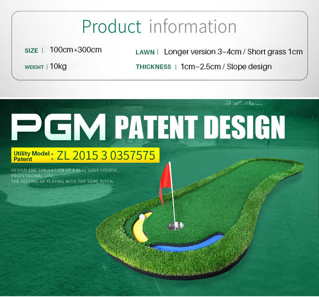 High Quality Anti Drop Indoor Green Putting Mat