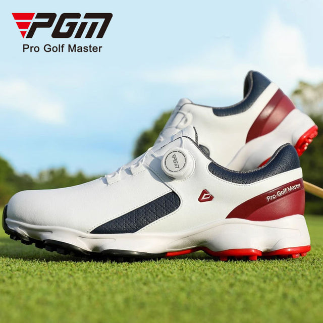 Men's Waterproof Soft Anti-skid Golf Shoes