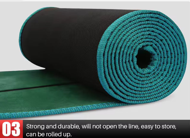 Indoor Golf Trainer Wooden Putting Velvet Mat