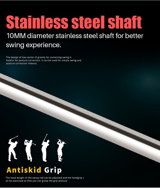 Golf Swing Trainer (Rubber Head Swing Stick)