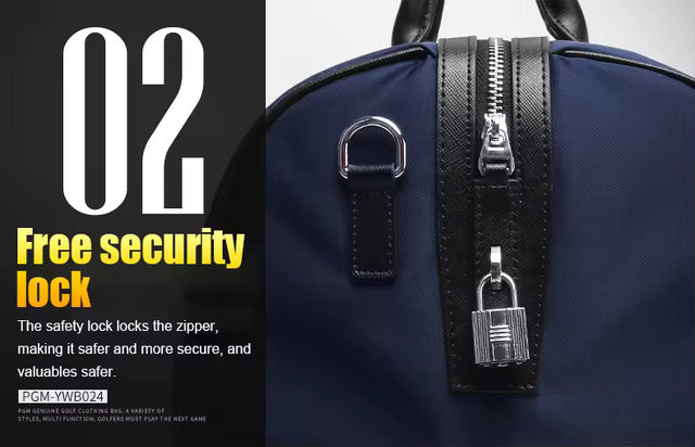 Golf Boston Bag – Waterproof, Dual-Layer Travel Design