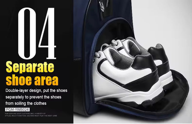 Golf Boston Bag – Waterproof, Dual-Layer Travel Design