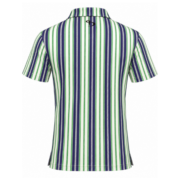 Men’s Vertical Stripe Performance Golf Polo