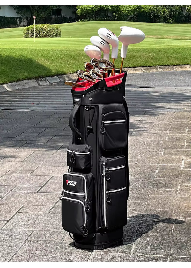 Golf Cart Bag - Lightweight, 14-Way Divider and Fixed Rack