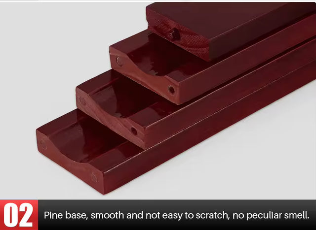 Indoor Golf Trainer Wooden Putting Velvet Mat