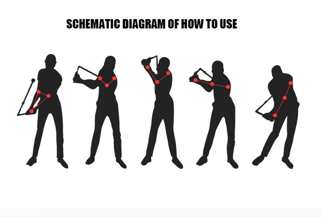 Golf Swing Trainer (Folding Correction Practitioner)