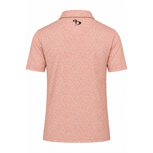 Men’s Abstract Scribble Printed Golf Polo