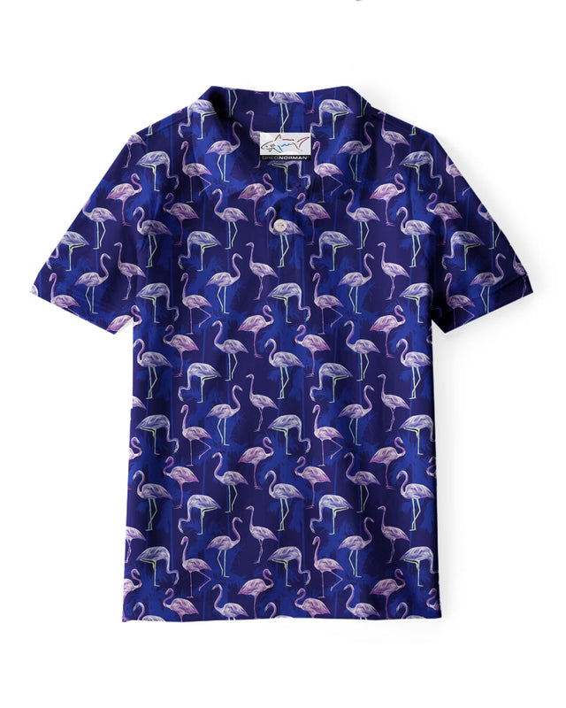 Junior's GNKP015 Stretchable Golf Polo - Sapphire