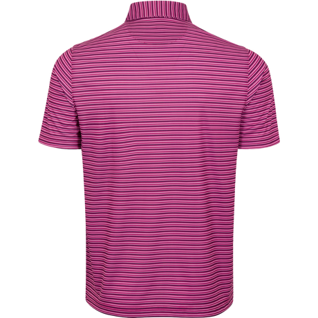 ML75 Holiday Stripe Polo - Garnet