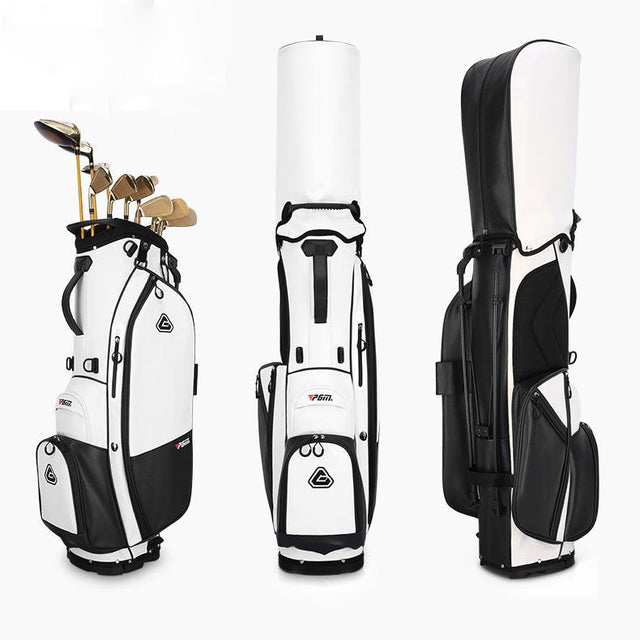 Men's Premium Microfiber Leather Waterproof Golf Stand Bag